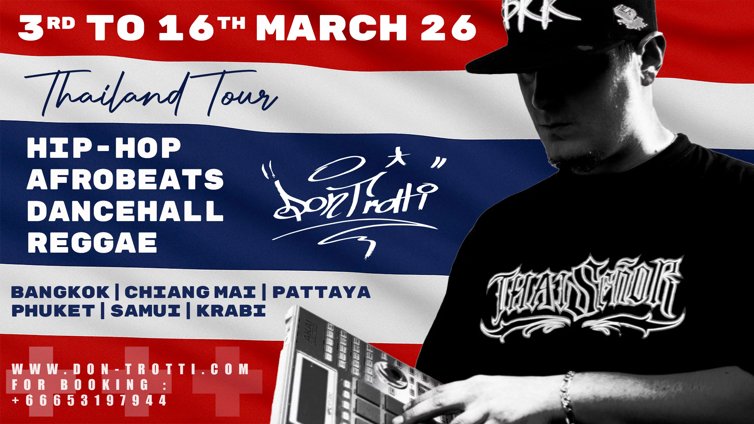 Don Trotti | Booking | 2026-2027 | Thailand